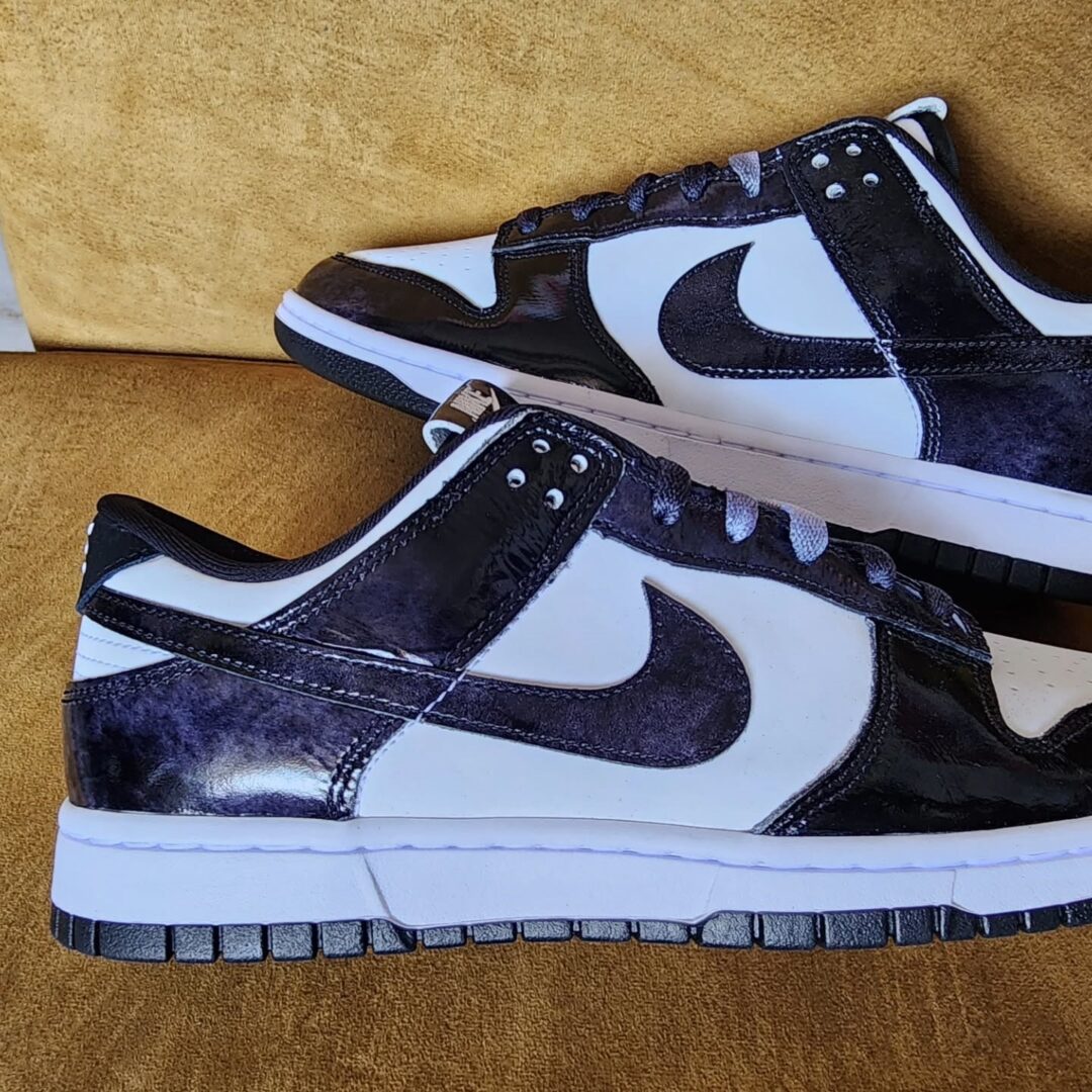 【2025年 発売予定】NIKE DUNK LOW “Patent Panda/White/Black” (ナイキ ダンク ロー “パテントパンダ/ホワイト/ブラック”) [HQ1965-100]