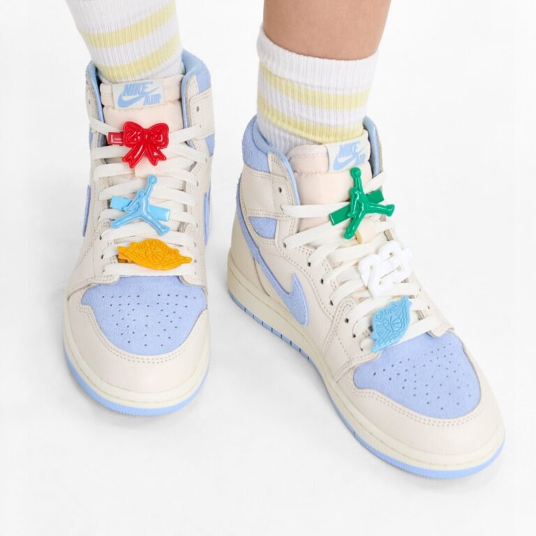 【新品】ウィメンズ エアジョーダン1 ハイ OG "サイキックブルー" 24.5 新品】ウィメンズ エアジョーダン1 ハイ OG 