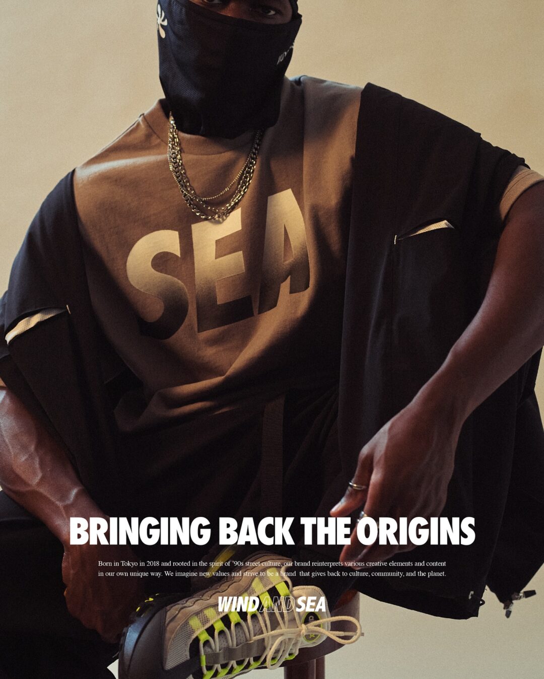「原点回帰」をテーマに2018年に誕生したWIND AND SEA “BRINGING BACK THE ORIGINS”が2025年 4/26 発売 (ウィンダンシー)