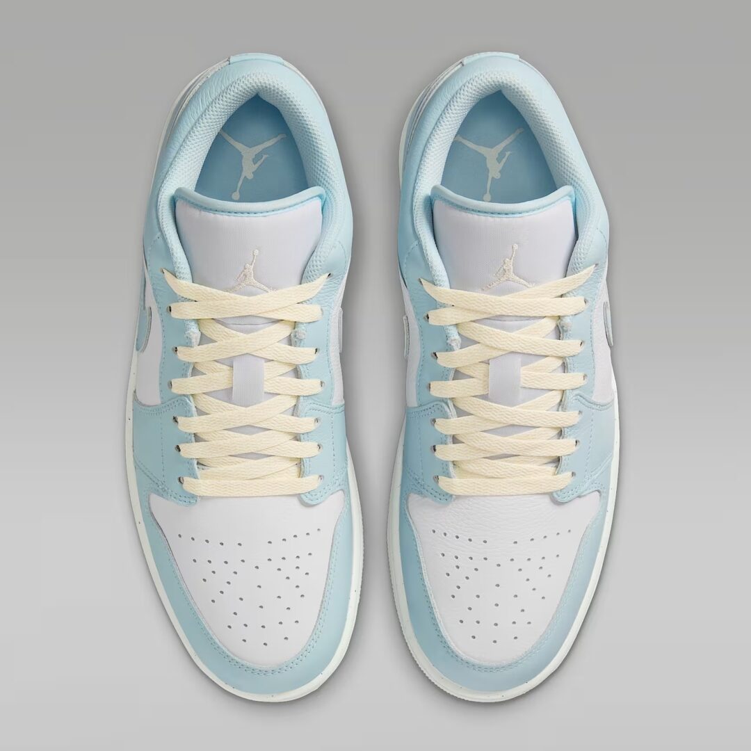 【2025年 4/16 発売】NIKE AIR JORDAN 1 LOW “Glacier Blue/White” (ナイキ エア ジョーダン 1 ロー “グレージャーブルー/ホワイト”) [HJ5999-400]