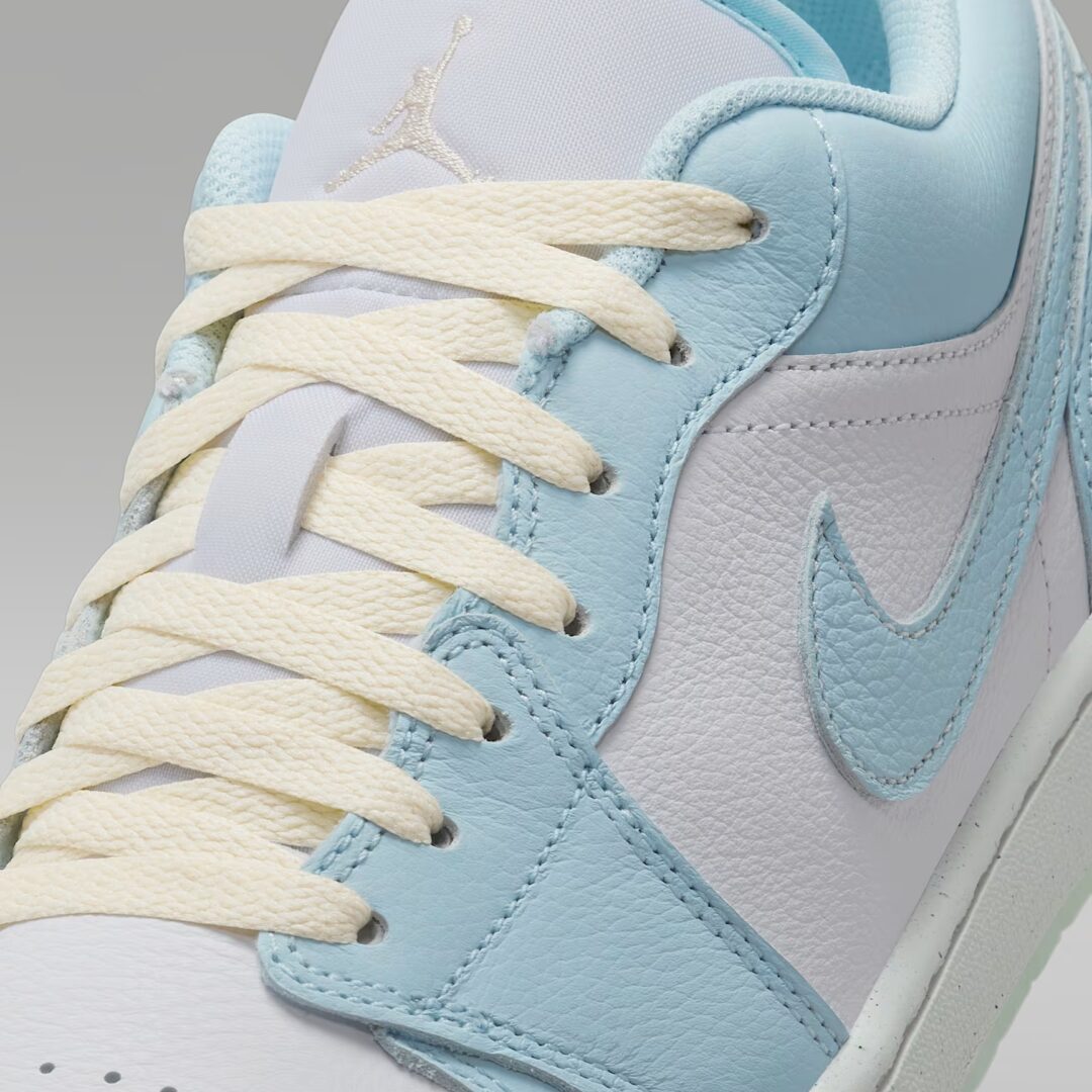【2025年 4/16 発売】NIKE AIR JORDAN 1 LOW “Glacier Blue/White” (ナイキ エア ジョーダン 1 ロー “グレージャーブルー/ホワイト”) [HJ5999-400]