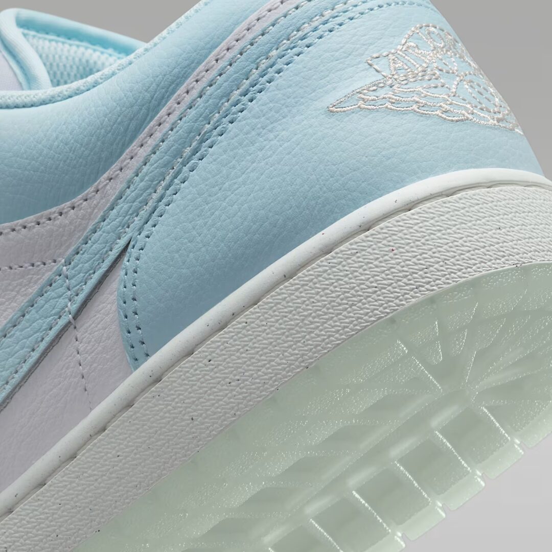 【2025年 4/16 発売】NIKE AIR JORDAN 1 LOW “Glacier Blue/White” (ナイキ エア ジョーダン 1 ロー “グレージャーブルー/ホワイト”) [HJ5999-400]