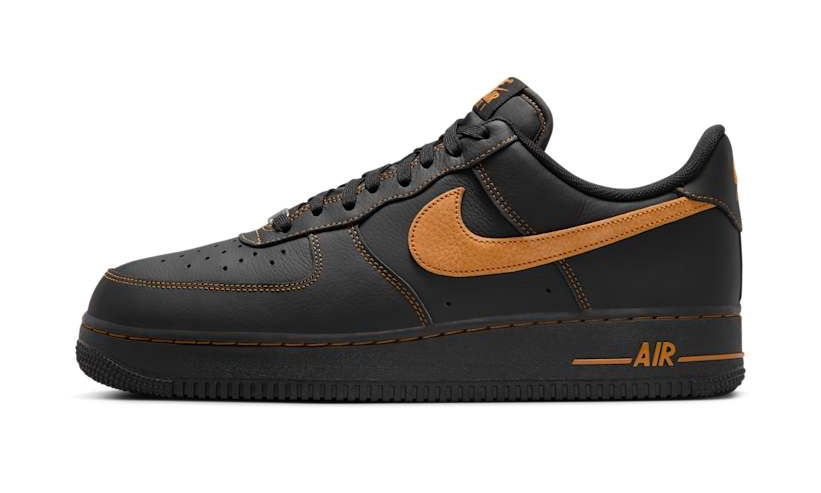 【2025年 秋 発売予定】NIKE AIR FORCE 1 LOW “Black/Tan” (ナイキ エア フォース 1 ロー “ブラック/タン”) [HQ2037-003]
