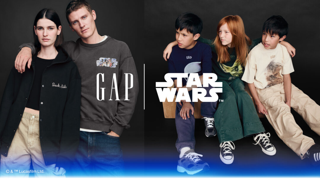 GapがSTAR WARSをモチーフにした限定カプセルコレクションが2025年 4/29 より Disney THE MARKET in 阪急うめだ本店で発売 (ギャップ スターウォーズ)