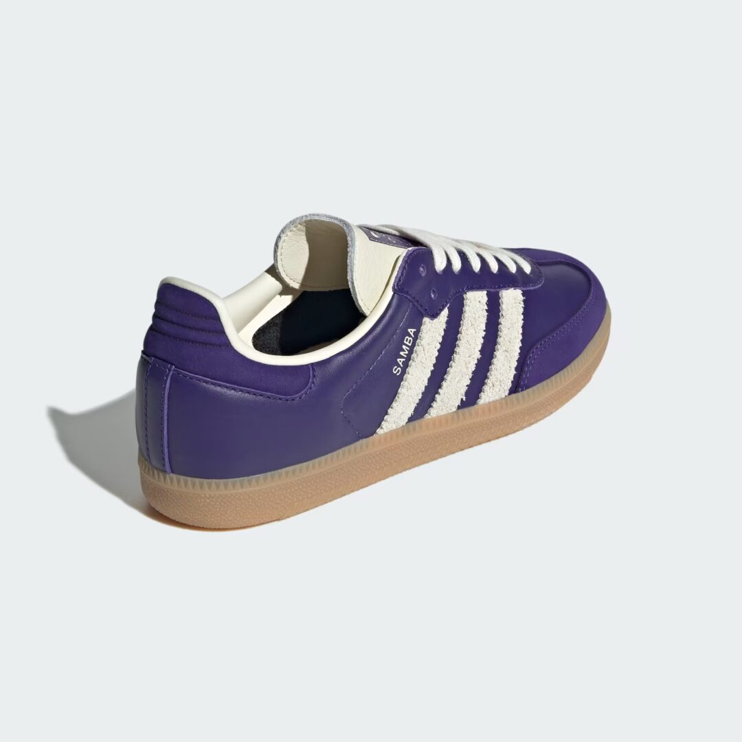 【2025年 発売】adidas Originals W SAMBA OG “Collegiate Purple/Cream White/Gum” (アディダス オリジナルス サンバ “パープル/ホワイト/ガム”) [JR0035]