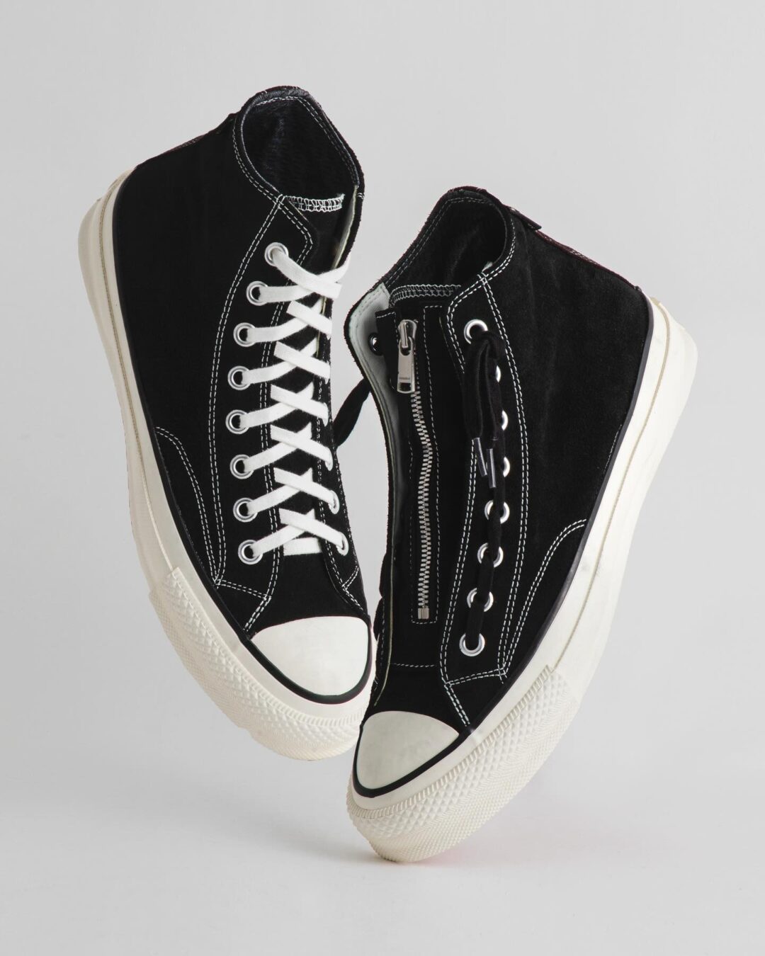 ⁡MINEDENIM × nonnative DWELLER TRAINER HI COW LEATHER WITH GORE-TEX by SPINGLEが2025年 4/29 発売 (マインデニム ノンネイティブ)