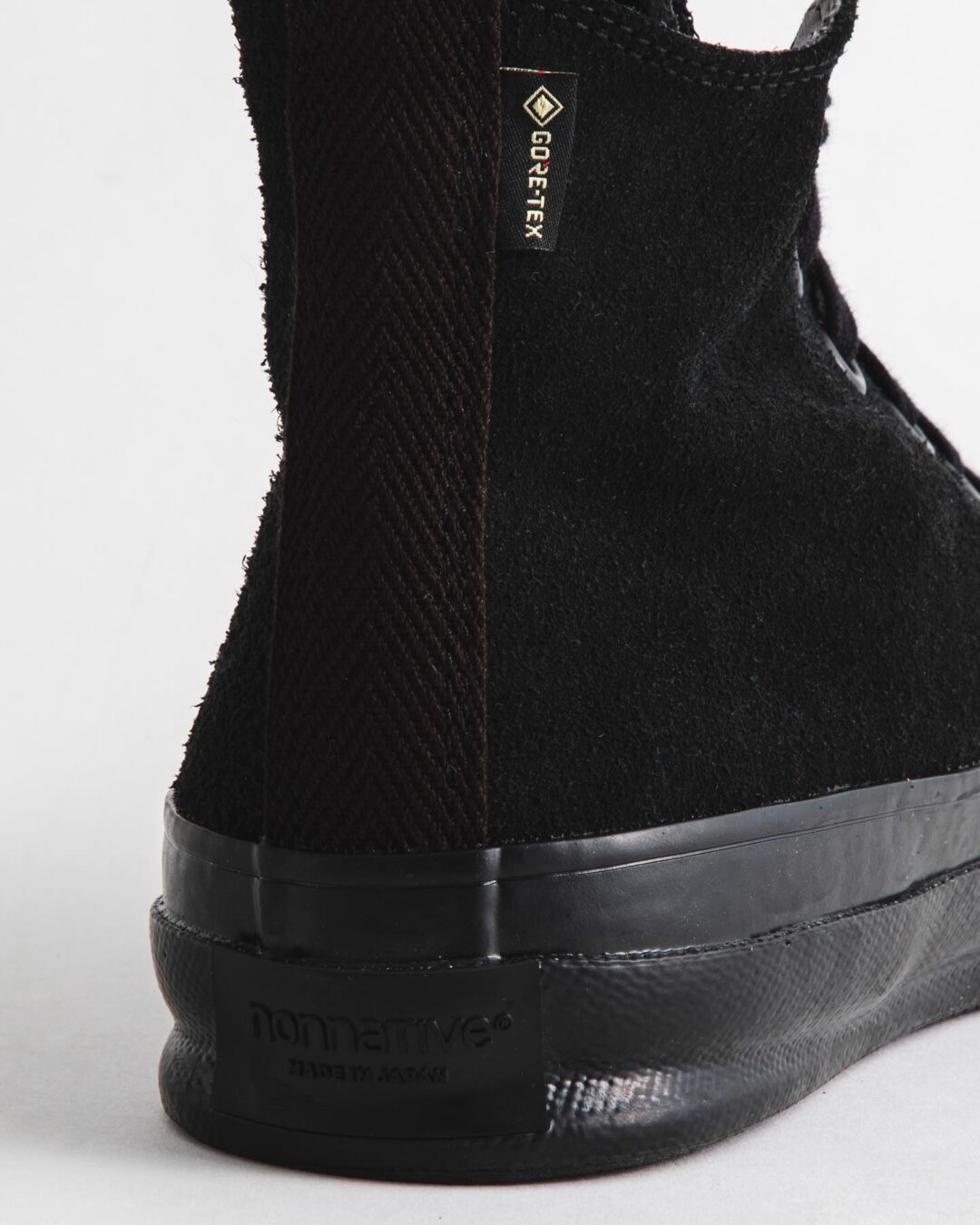 ⁡MINEDENIM × nonnative DWELLER TRAINER HI COW LEATHER WITH GORE-TEX by SPINGLEが2025年 4/29 発売 (マインデニム ノンネイティブ)