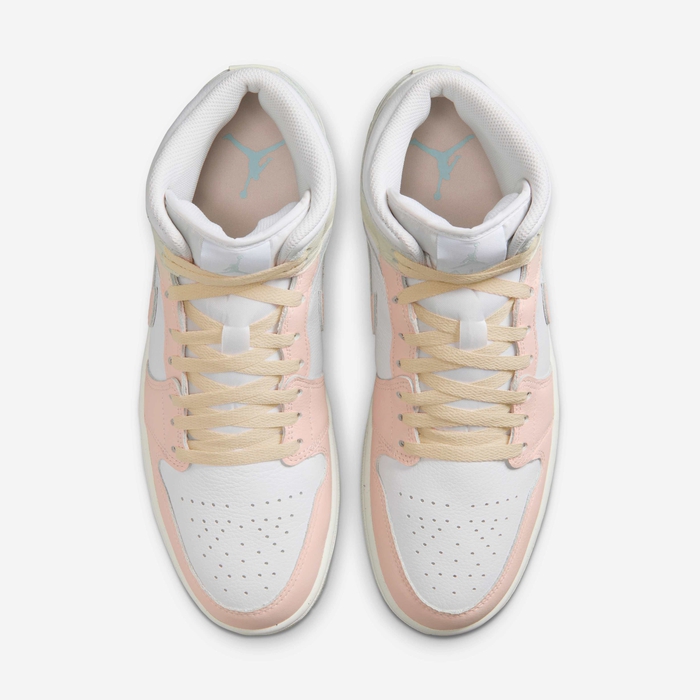【2025年 4/16 発売】NIKE AIR JORDAN MID “White/Guava Ice” (ナイキ エア ジョーダン ミッド “ホワイト/グァバアイス”) [HJ6654-100]
