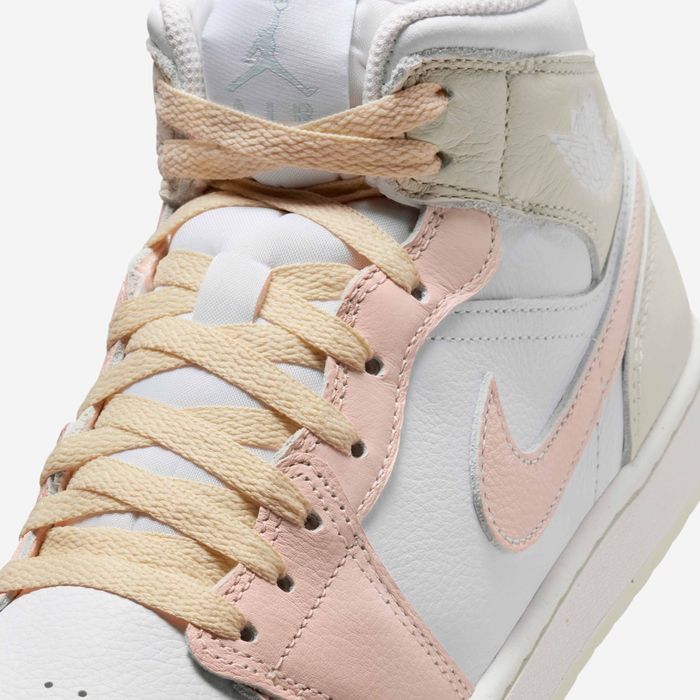 【2025年 4/16 発売】NIKE AIR JORDAN MID “White/Guava Ice” (ナイキ エア ジョーダン ミッド “ホワイト/グァバアイス”) [HJ6654-100]