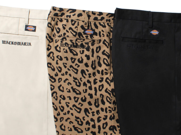 WACKO MARIA x Dickies 2025年 春夏コラボが4/12 発売 WACKO MARIA x Dickies 2025年 春夏コラボが4/12 発売