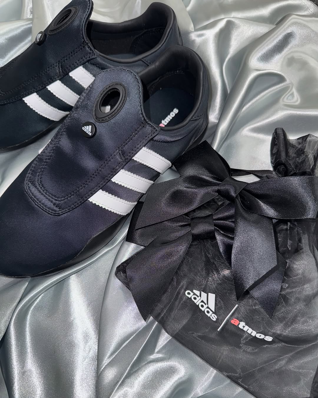 【2025年 4/11 発売】atmos pink × adidas Originals TAEKWONDO MEI “Black Ribbon” (アトモス ピンク アディダス オリジナルス テコンドー “ブラックリボン”) [JR8001]