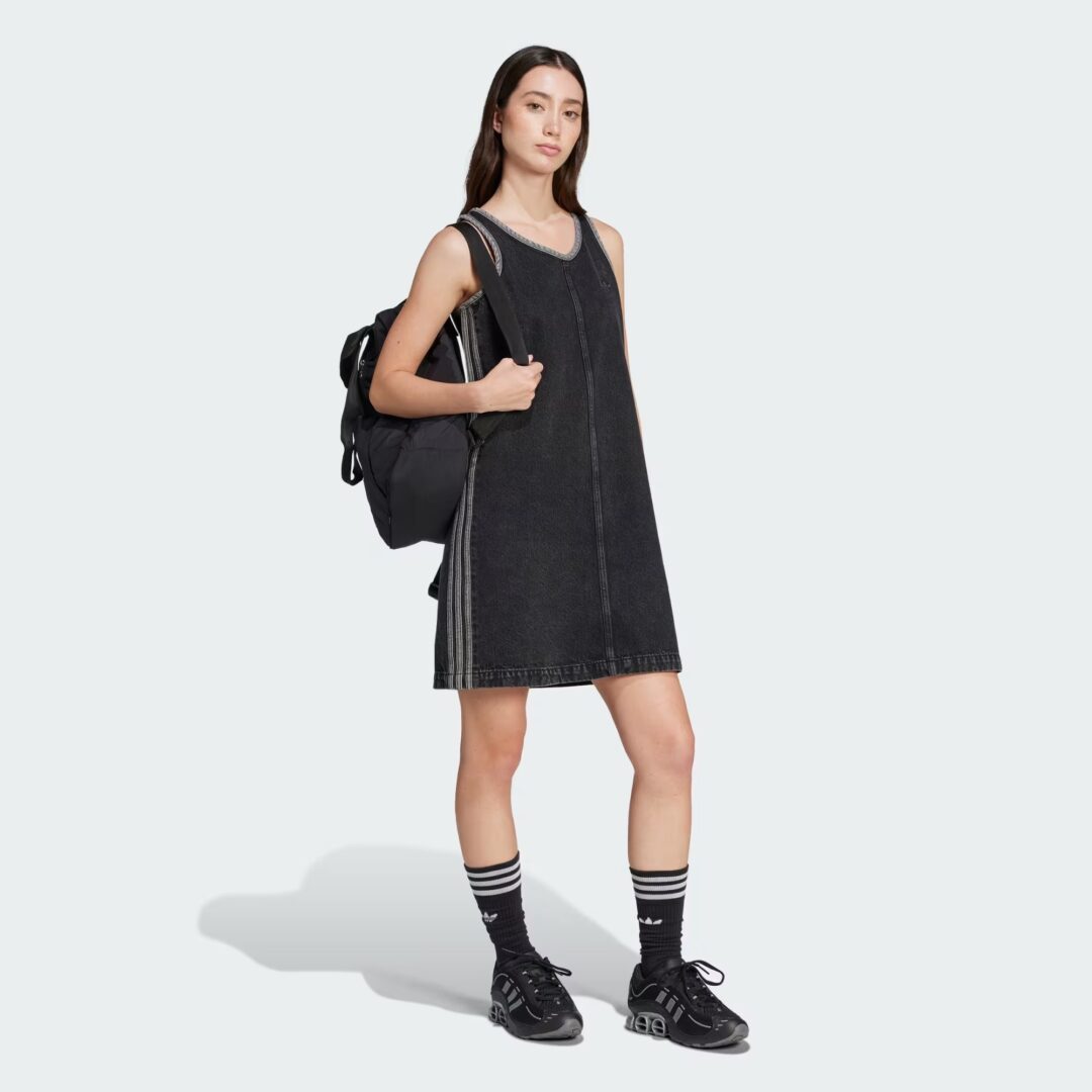 「アディダス アディカラー」からデニムを使用したタンクワンピースが発売 (adidas Adicolor Denim Three Stripes Tank Dress) [JD2580/JD3108]