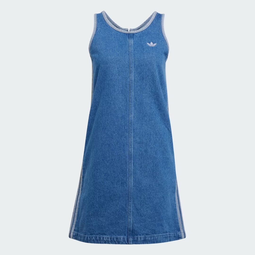 「アディダス アディカラー」からデニムを使用したタンクワンピースが発売 (adidas Adicolor Denim Three Stripes Tank Dress) [JD2580/JD3108]
