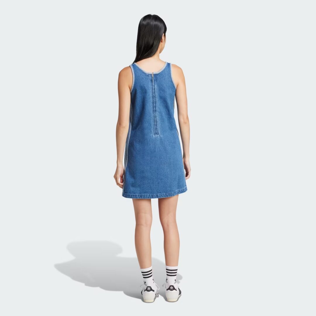 「アディダス アディカラー」からデニムを使用したタンクワンピースが発売 (adidas Adicolor Denim Three Stripes Tank Dress) [JD2580/JD3108]