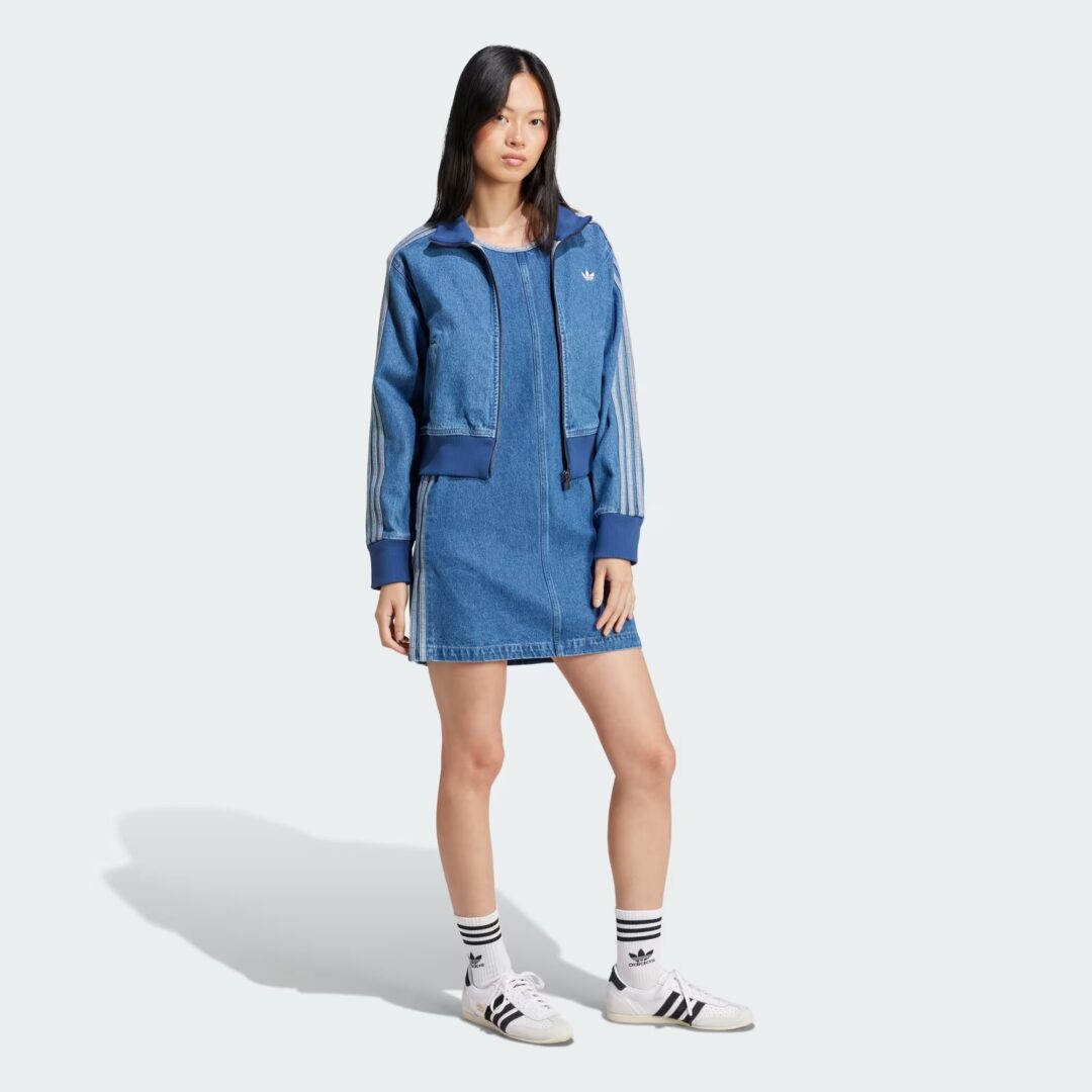 「アディダス アディカラー」からデニムを使用したタンクワンピースが発売 (adidas Adicolor Denim Three Stripes Tank Dress) [JD2580/JD3108]