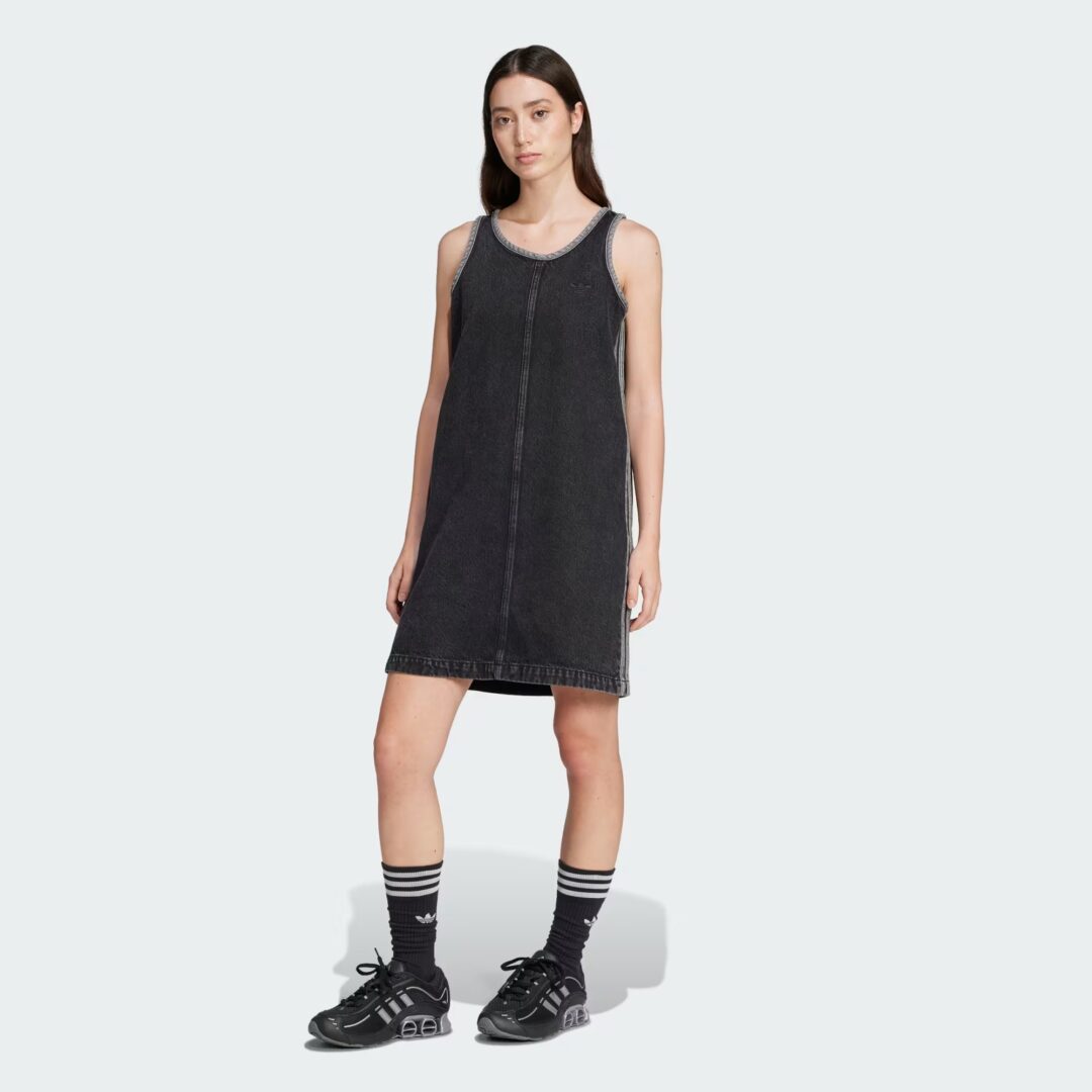 「アディダス アディカラー」からデニムを使用したタンクワンピースが発売 (adidas Adicolor Denim Three Stripes Tank Dress) [JD2580/JD3108]