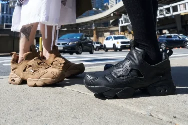 【2025年 5/2 発売】ENGINEERED GARMENTS × REEBOK INSTA PUMP FURY 94 EG “Black/Brown” (エンジニアド ガーメンツ リーボック インスタ ポンプ フューリー “ブルー”) [100217033/100217034]
