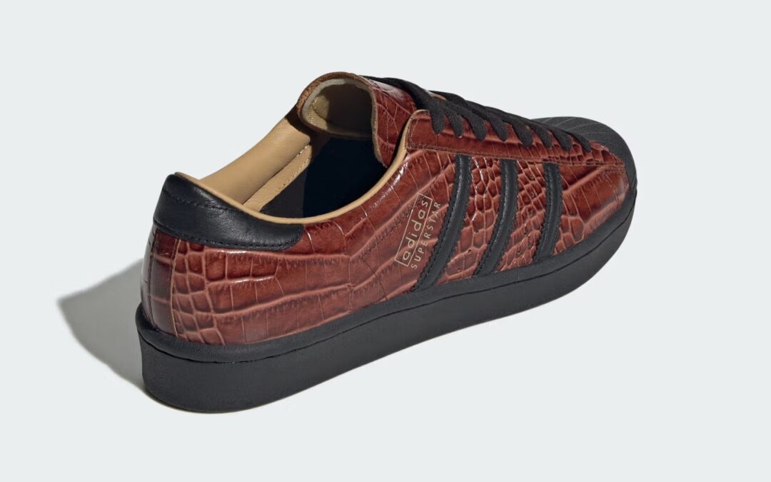 【2025年 夏 発売予定】adidas Originals SUPERSTAR VINTAGE “Croc/Fox Brown” (アディダス オリジナルス スーパースター ビンテージ “クロコ/フォックスブラウン”) [JQ3258]