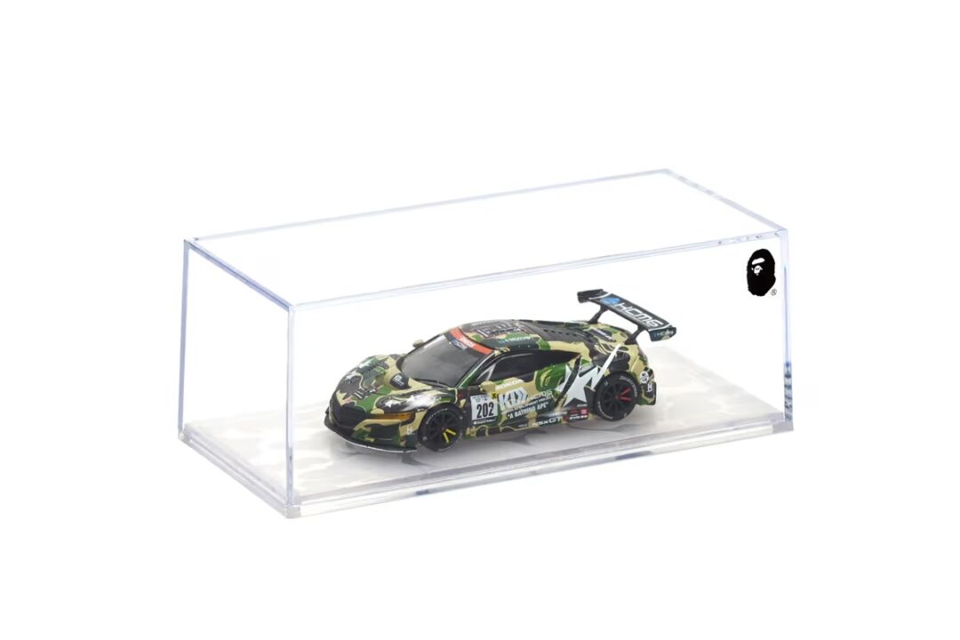 A BATHING APE × POPRACE HONDA NSX GT3が2025年 4/19 発売 (ア ベイシング エイプ ポップレース トヨタ エヌエスエックス)