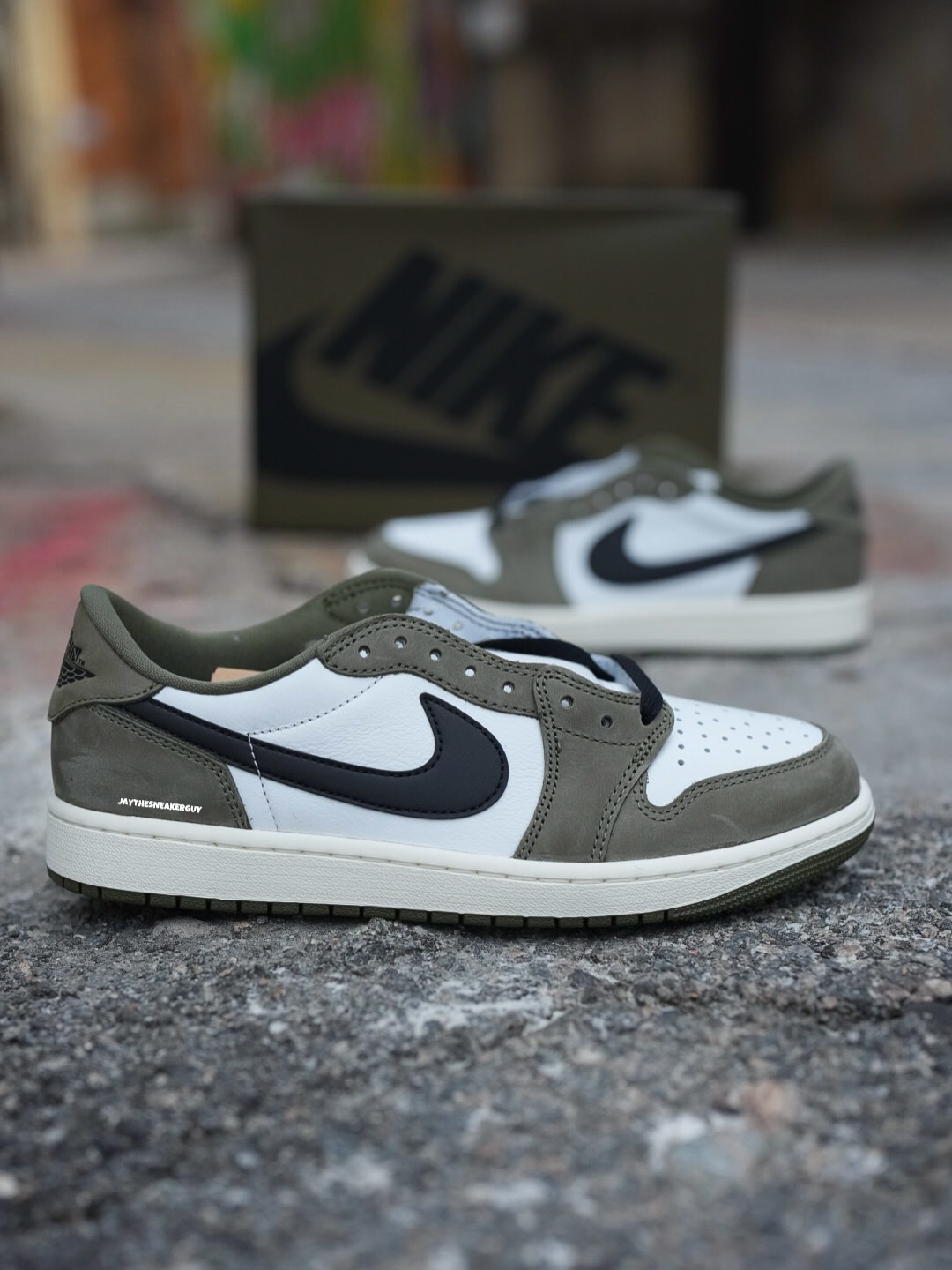 2026年 1/31 発売予定】NIKE AIR JORDAN 1 RETRO LOW OG “Medium Olive