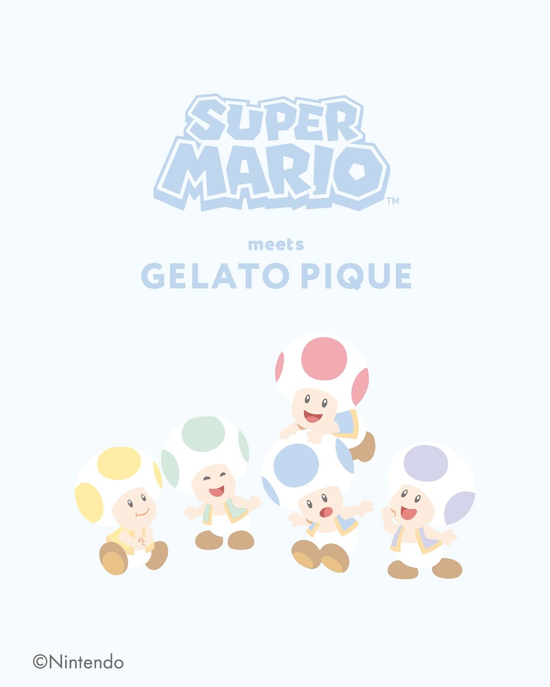 ジェラート ピケ × スーパーマリオ 2025 SS コラボが4/26 予約販売 (SUPER MARIO meets GELATO PIQUE)