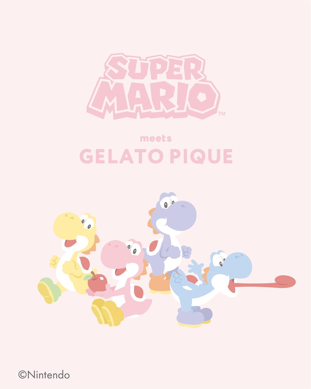 ジェラート ピケ × スーパーマリオ 2025 SS コラボが4/26 予約販売 (SUPER MARIO meets GELATO PIQUE)