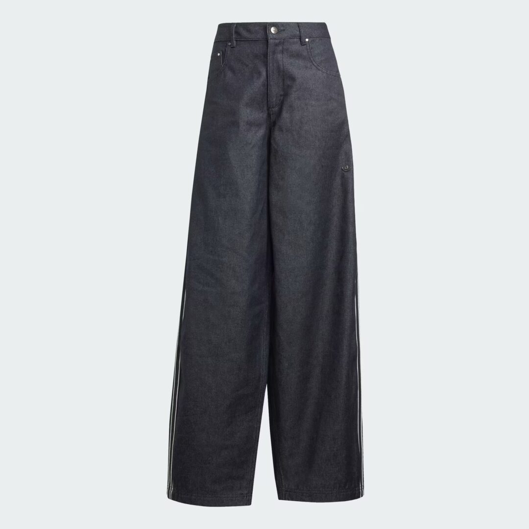 「アディダス」からサイドのスリーストライプスがアクセントのデニムアイテムが発売 (adidas Denim shirts pants) [JJ3146/JJ3145]