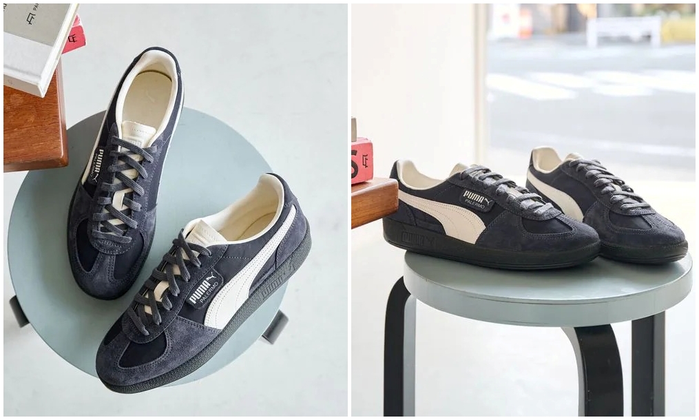 【2025年 4/10 発売】green label relaxing × PUMA PALERMO "Navy" (グリーンレーベル リラクシング プーマ パレルモ "ネイビー")