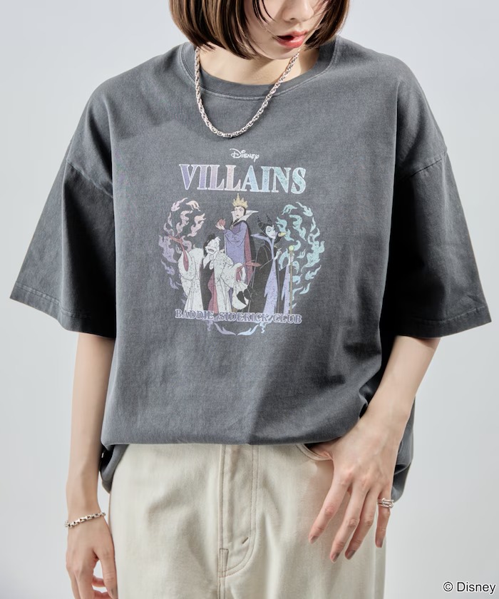 各名作に登場する”悪者たち”を集めた PUBLUX 別注 Villains ピグメントグラフィックTシャツが発売 (パブリュクス ヴィランズ)