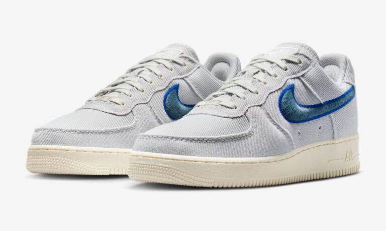 Nike Men's Air Force 1 Low Canvas 'Photon Dust Game Royal' Sneakers main image 0