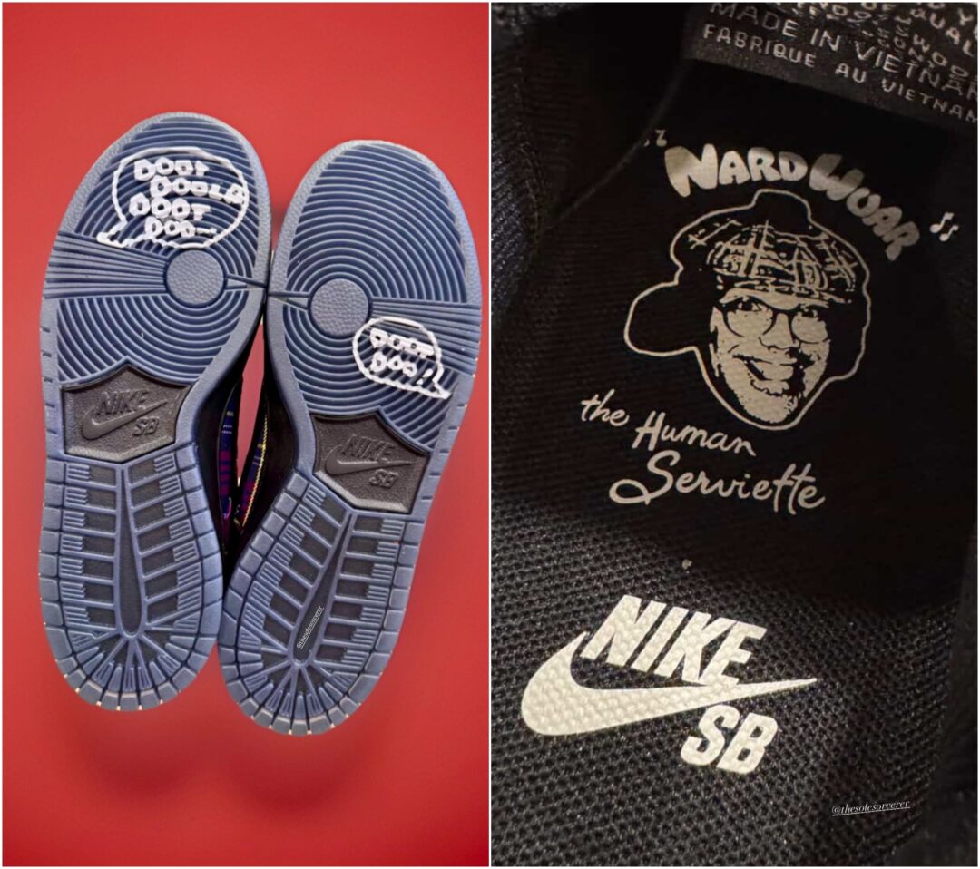 【2025年末 発売予定】The Nardwuar × NIKE SB DUNK LOW PRO “Multi/Black” (ナードゥアー ナイキ ダンク ロー プロ “マルチ/ブラック”) [HQ8492-400]