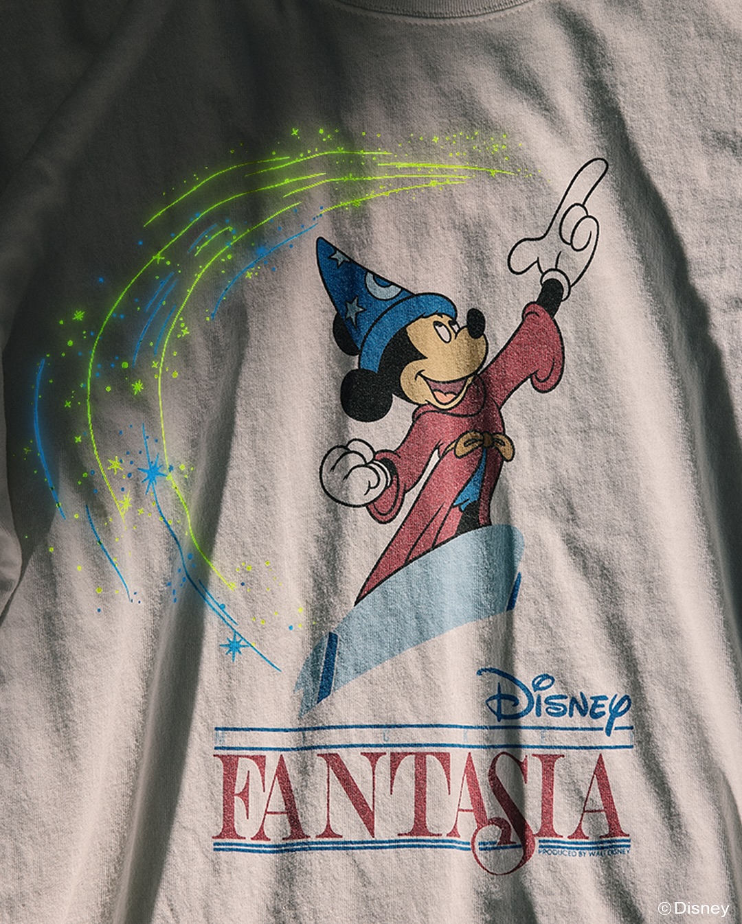 ミッキーマウス 別注 ファンタジア JOURNAL STANDARD 別注 “蓄光” プリント TEEが 2025年 6月下旬 発売 (Disney MICKEY MOUSE FANTASIA ジャーナルスタンダード)