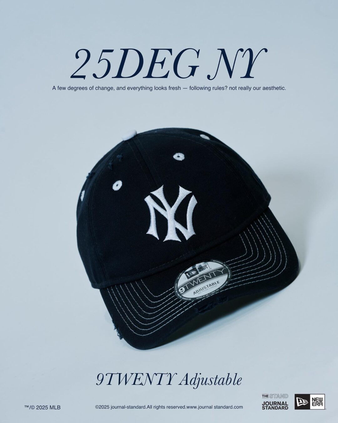 ロゴを時計回りに15度傾けたNew Era × JOURNAL STANDARD コラボが発売 (ニューエラ ジャーナルスタンダード)