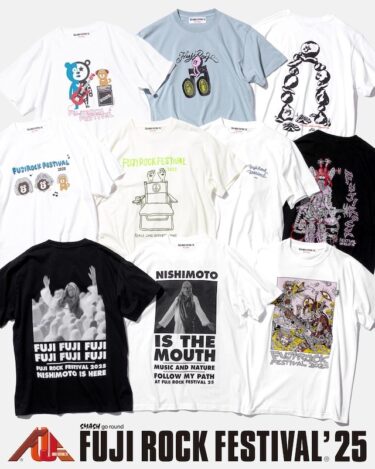 フジロック 25 × ビームス コラボTEEが 2025年 6/23 発売 (FUJI ROCK FESTIVAL 2025 BEAMS)