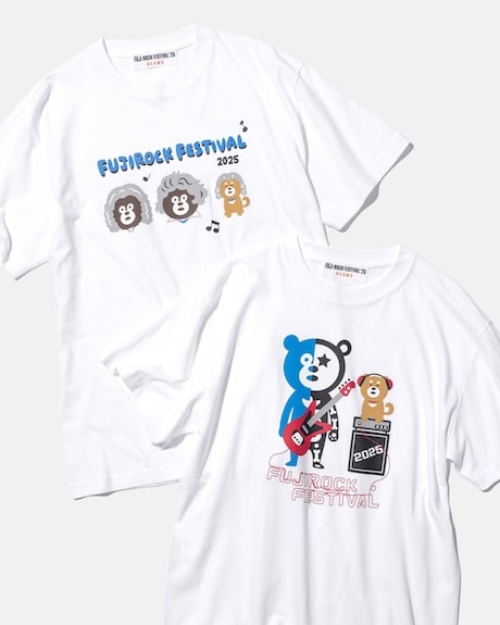 フジロック 25 × ビームス コラボTEEが 2025年 6/23 発売 (FUJI ROCK FESTIVAL 2025 BEAMS)