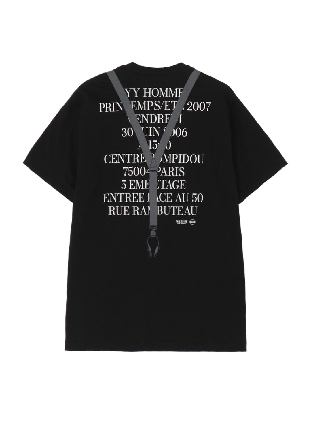WILDSIDE YOHJI YAMAMOTOからインビテーションデザインをモチーフにしたTシャツシリーズ 第2弾が2025年 5/28 発売 (ワイルドサイド ヨウジヤマモト)