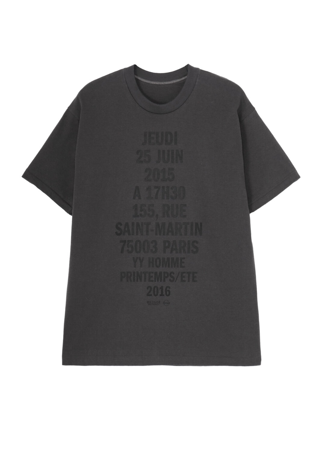 WILDSIDE YOHJI YAMAMOTOからインビテーションデザインをモチーフにしたTシャツシリーズ 第2弾が2025年 5/28 発売 (ワイルドサイド ヨウジヤマモト)