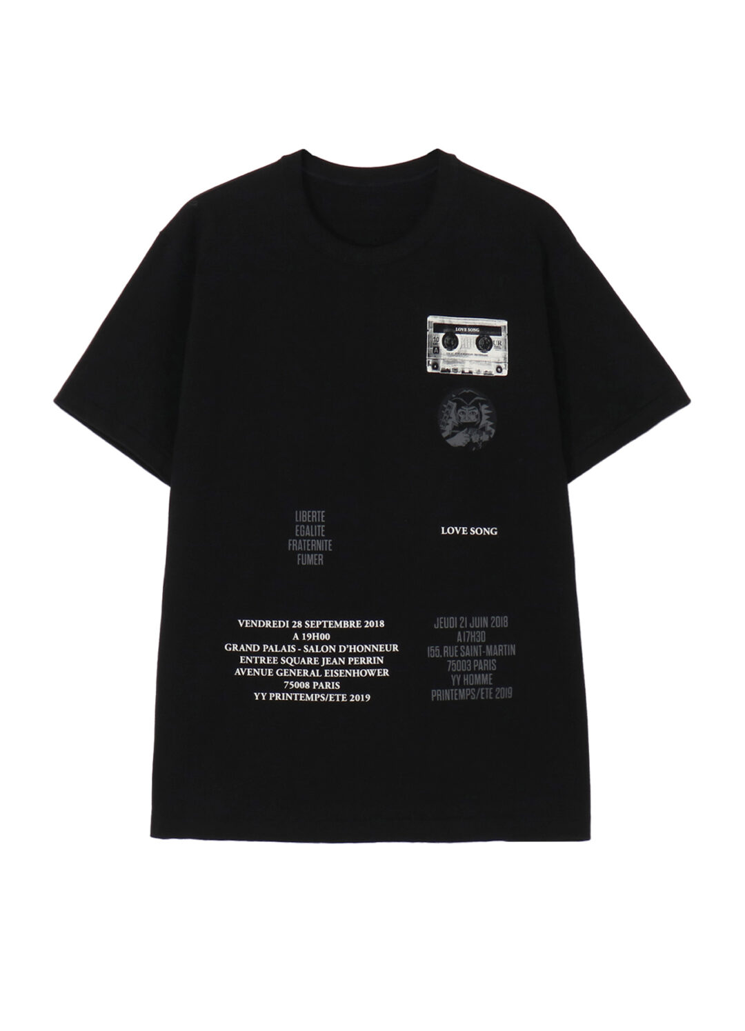 WILDSIDE YOHJI YAMAMOTOからインビテーションデザインをモチーフにしたTシャツシリーズ 第2弾が2025年 5/28 発売 (ワイルドサイド ヨウジヤマモト)
