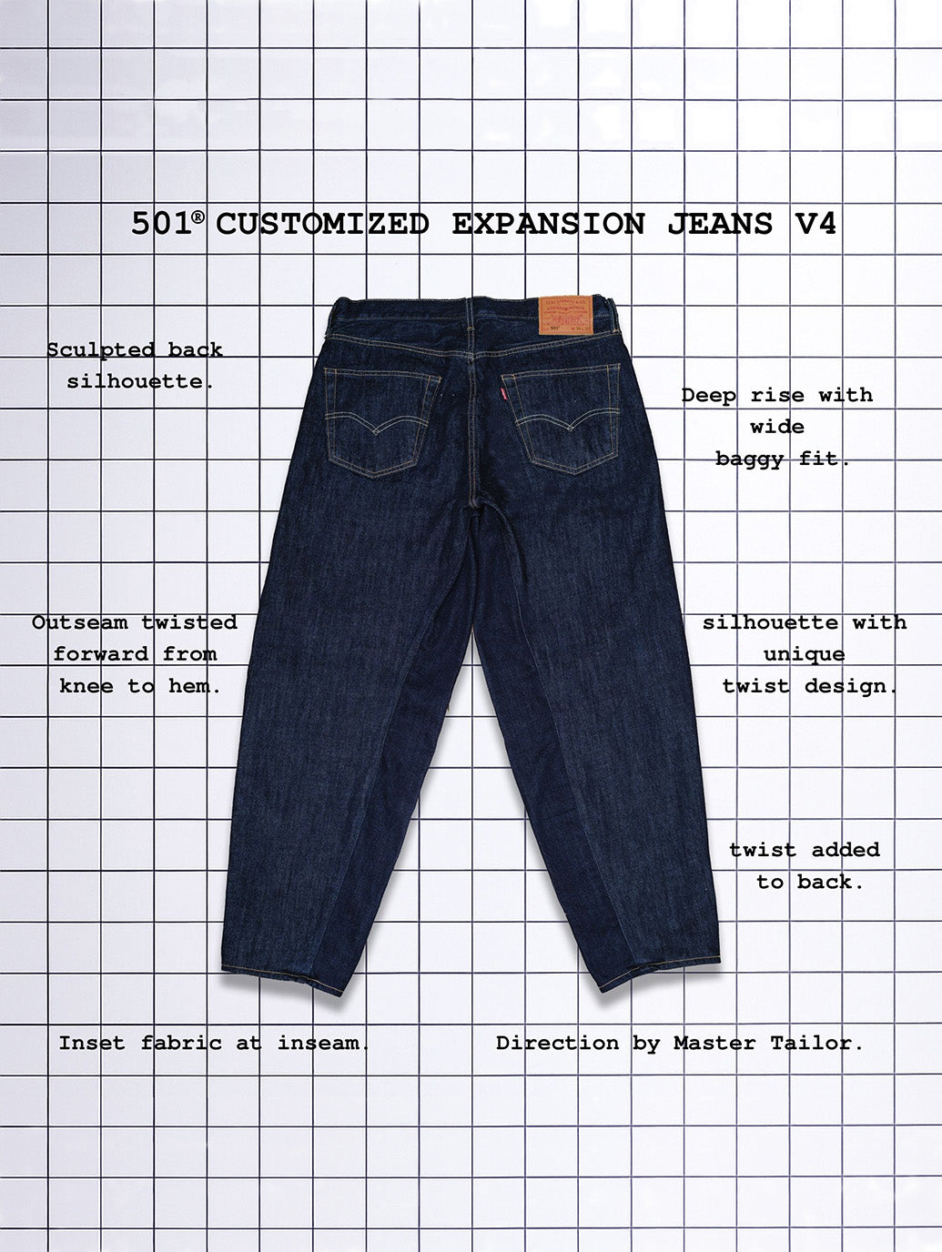 Levi’s「501 CUSTOMIZED EXPANSION JEANS V4 S/D」が2025年 5/16 & 5/17 発売 (リーバイス)