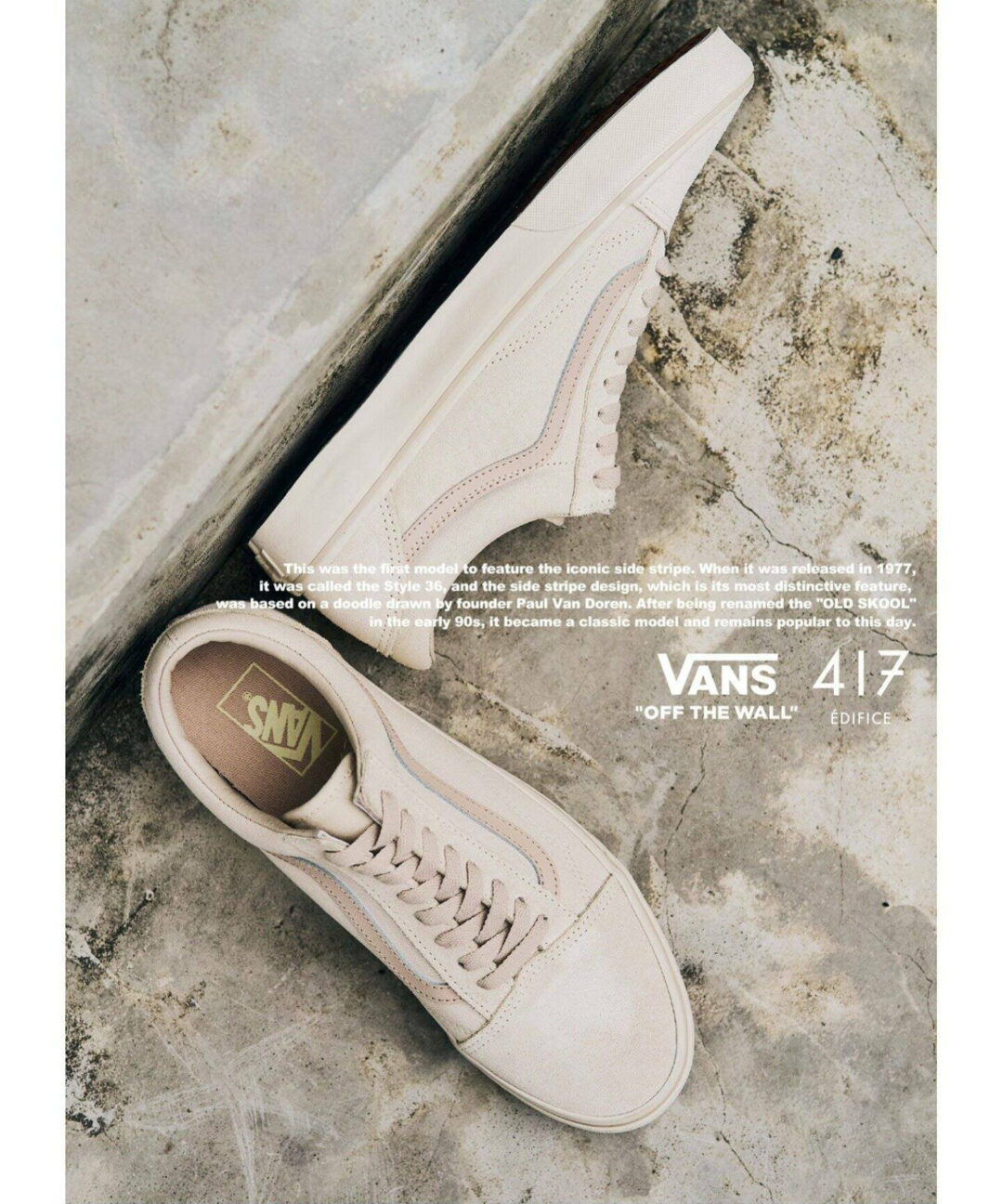 【2025年 7月初旬 発売】国内 417 EDIFICE 限定 VANS OLD SKOOL “POP MARSHMAL” (エディフィス バンズ オールドスクール) [VN000D5NCDA]