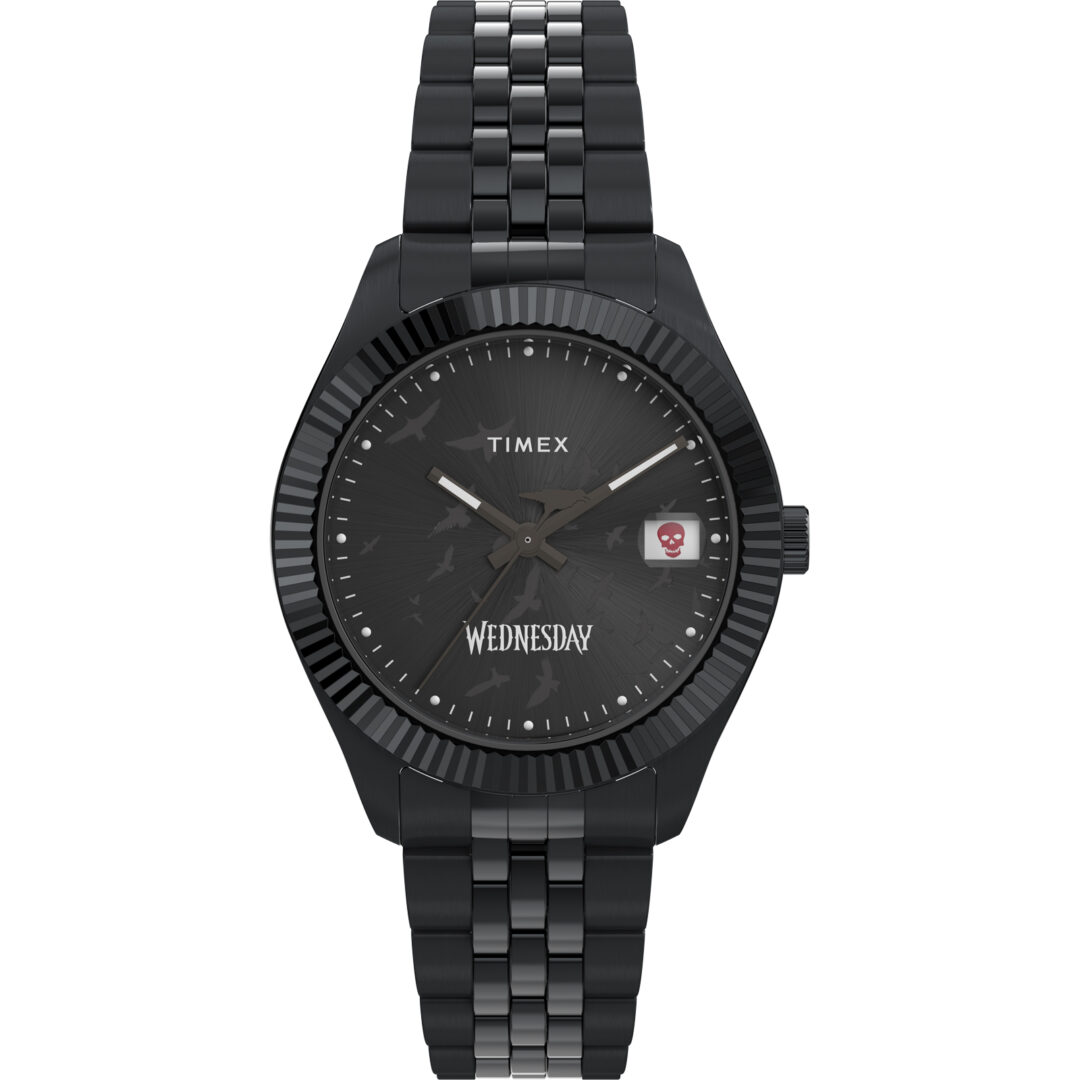 Netflix作品「Wednesday / ウェンズデー」× Timex コラボ時計が2025年 6/4 発売 (ネットフリックス ティム・バートン Tim Burton タイメックス)