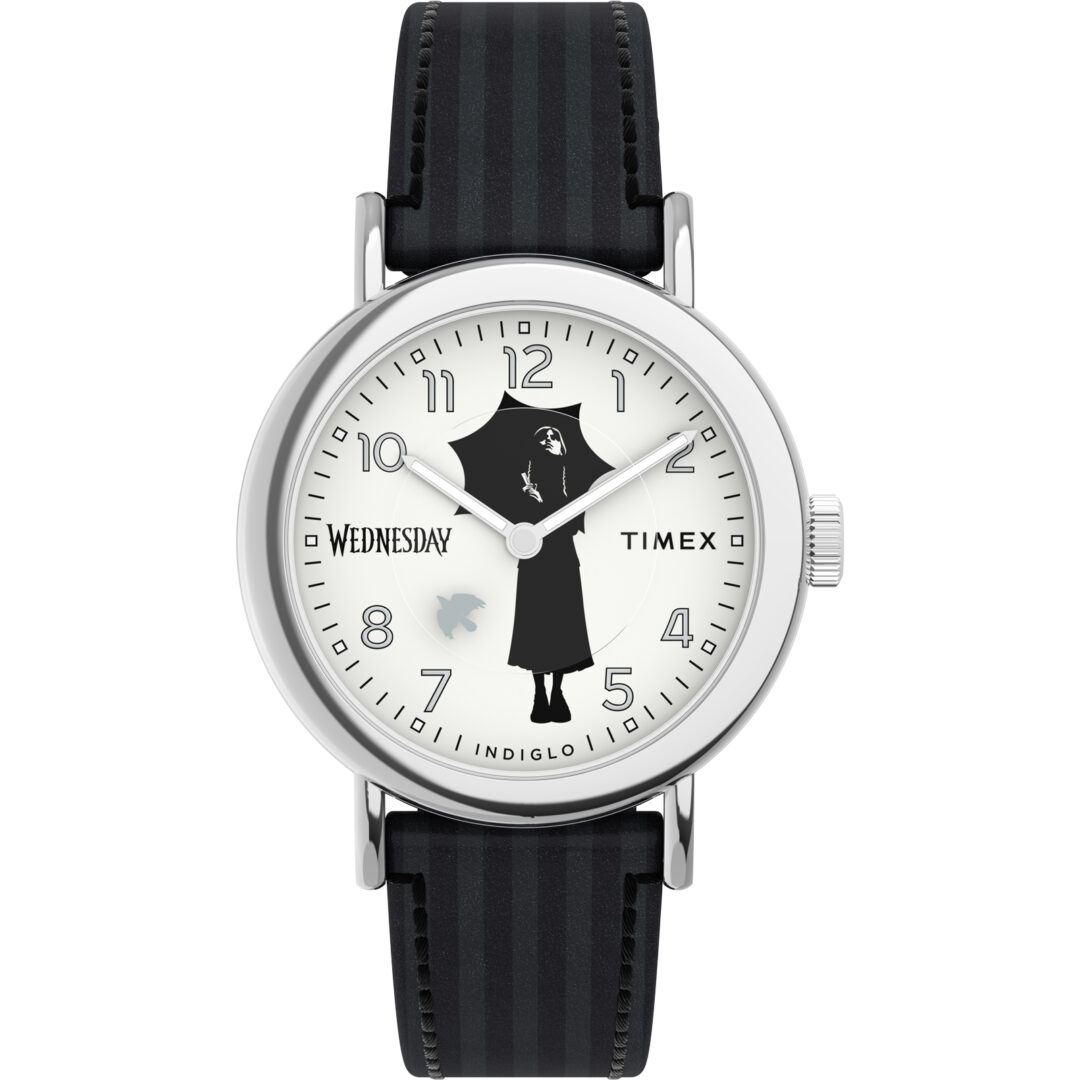 Netflix作品「Wednesday / ウェンズデー」× Timex コラボ時計が2025年 6/4 発売 (ネットフリックス ティム・バートン Tim Burton タイメックス)