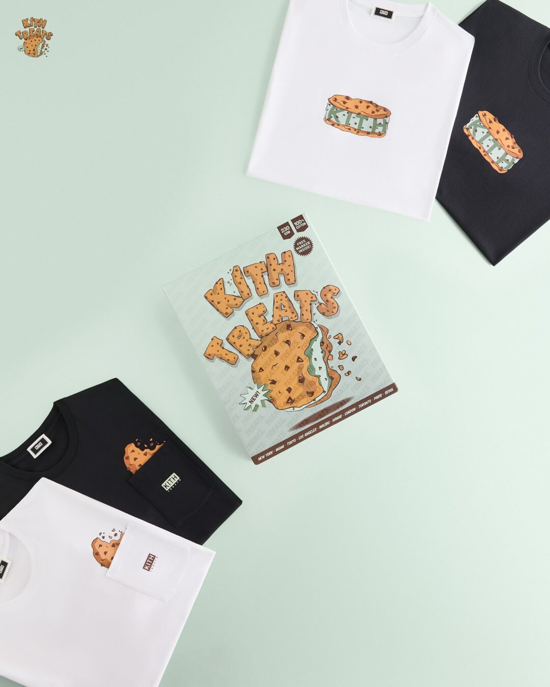 KITH TREATSから最新のアイスクリームスペシャルを記念した「Treats Mint Chip」グラフィックTシャツ全4型が発売 (キス トリーツ)