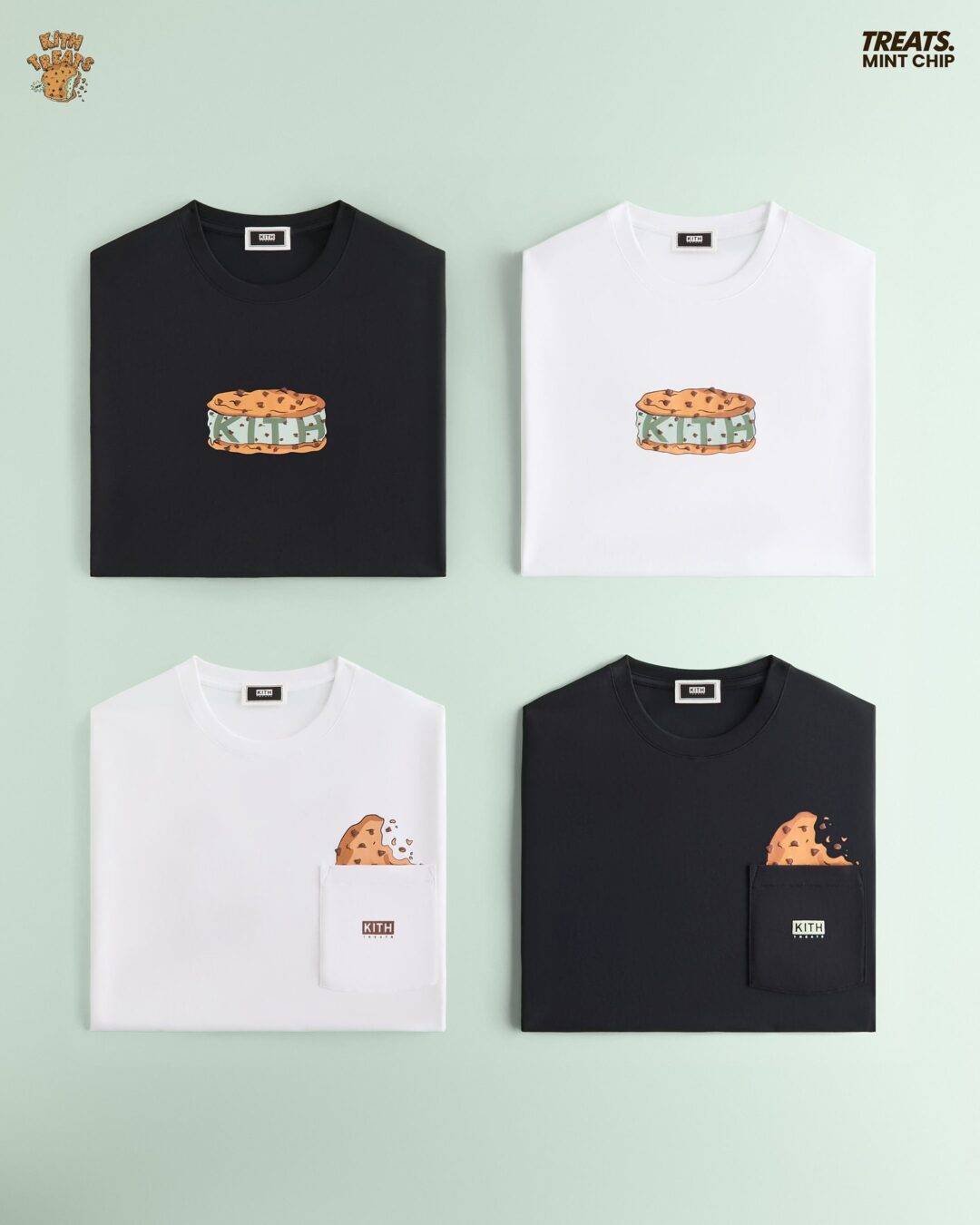 KITH TREATSから最新のアイスクリームスペシャルを記念した「Treats Mint Chip」グラフィックTシャツ全4型が発売 (キス トリーツ)