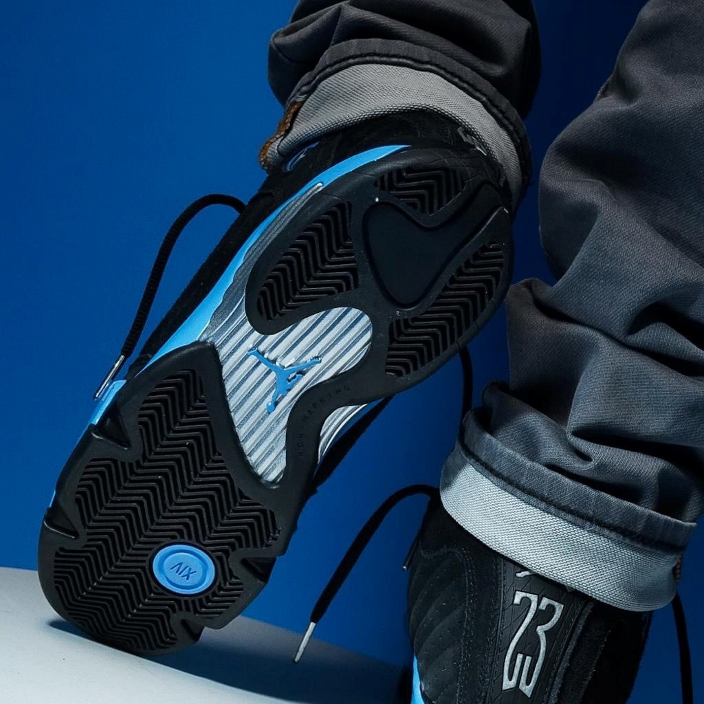 【2026年 3/21 発売】NIKE AIR JORDAN 14 RETRO “Black/University Blue” (ナイキ エア ジョーダン 14 レトロ “ブラック/ユニバーシティブルー”) [487471-007]