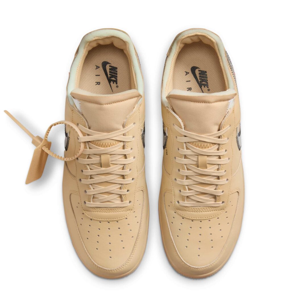 【2025年 秋 発売予定】OFF-WHITE × NIKE AIR FORCE 1 LOW SP “Sesame” (オフホワイト ナイキ エア フォース 1 ロー “セサミ”) [FD6900-200]