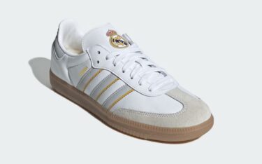 【2025年 発売予定】Real Madrid × adidas Originals SAMBA “2025-2026/White/Gum” (ユベントス アディダス オリジナルス サンバ) [JQ4038]