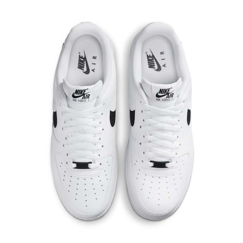 【2025年 発売予定】NIKE AIR FORCE 1 07 LOW “Nylon Swoosh/White/Black” (ナイキ エア フォース 1 ロー “ナイロンスウッシュ/ホワイト/ブラック”) [IH4452-100]