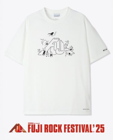 フジロック 25 × 長場雄 × コロンビア コラボTEEが 2025年 7/25~発売 (FUJI ROCK FESTIVAL 2025 Yu Nagaba Columbia)