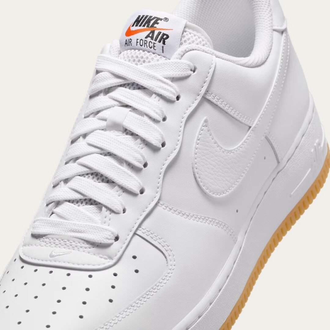 【2025年 秋 発売予定】NIKE AIR FORCE 1 LOW “White/Gum Yellow” (ナイキ エア フォース 1 ロー “ホワイト/ガムイエロー”) [II7630-100]